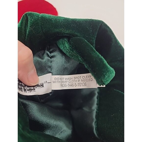 Vintage Disney Parks Mickey Mouse 3D Christmas Stocking 20" Velvet - Picture 5 of 5